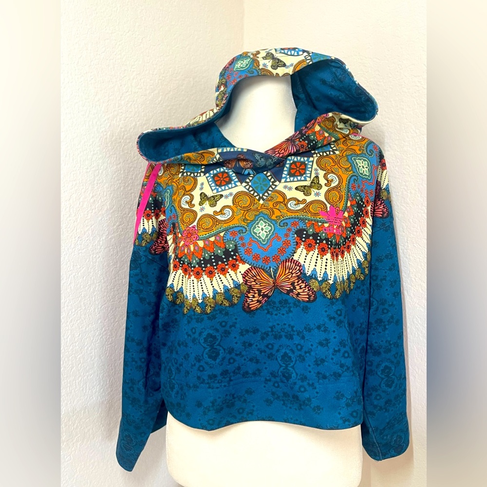 adidas X Farm Borbomix Trefoil Crop Top Sweatshirt